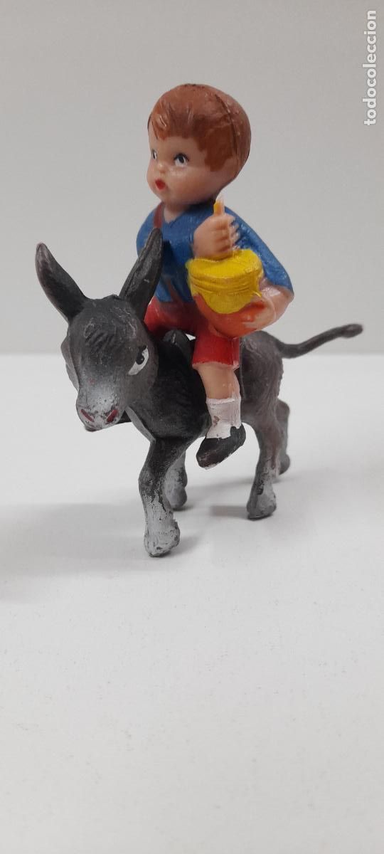 Figuras de Bel&eacute;n: FIGURA PARA BELEN . SERIE CABEZONES - CABEZUDOS . REALIZADA POR PECH FERRANDIZ . A&Ntilde;OS 70 ALTO 9,5 CM