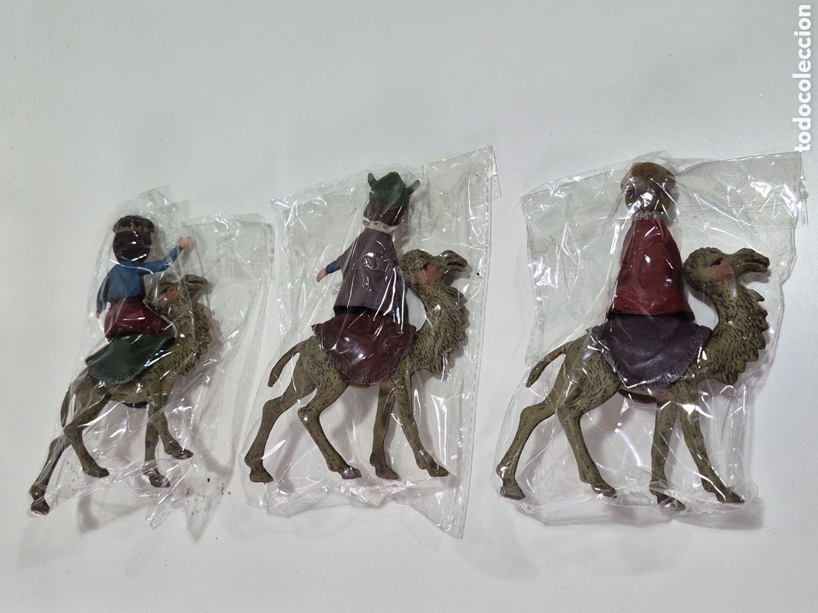 Figuras de Bel&eacute;n: Mirete,Reyes magos, 14,5 cm. mas o menos.Precintados.