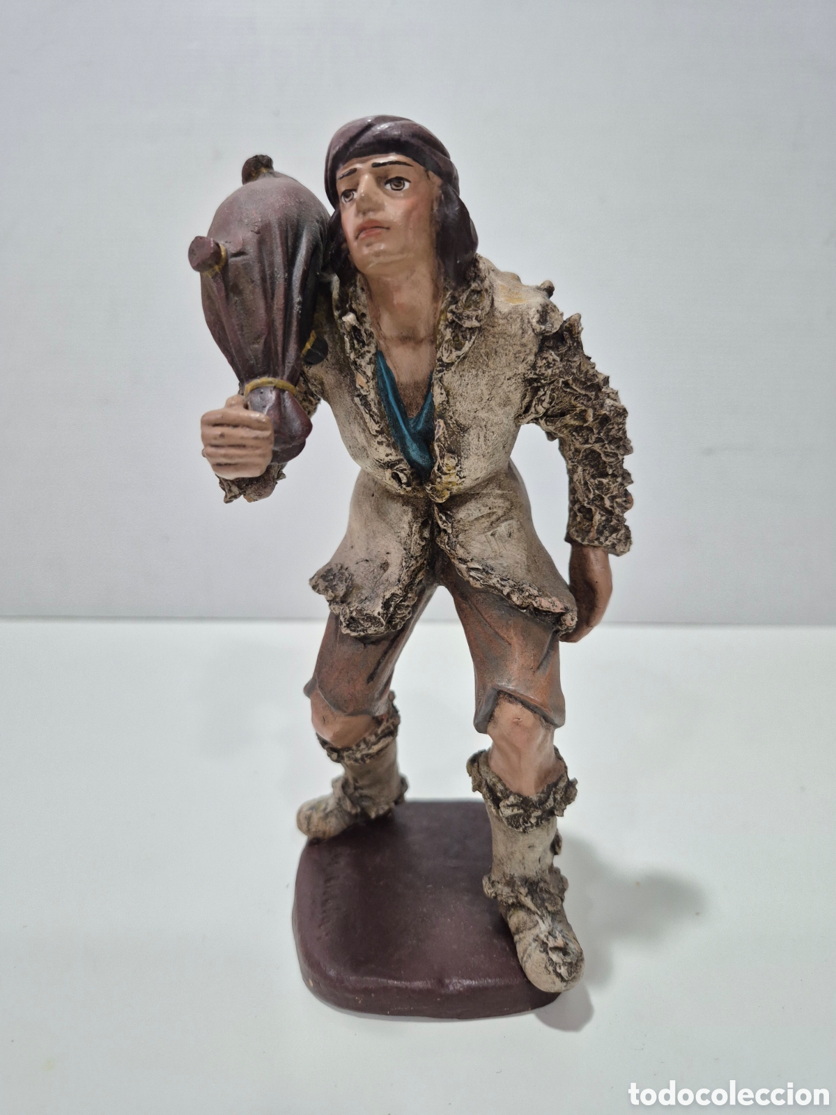 Figuras de Bel&eacute;n: Manuel Nicol&aacute;s Almansa. Gran figura, firmada.