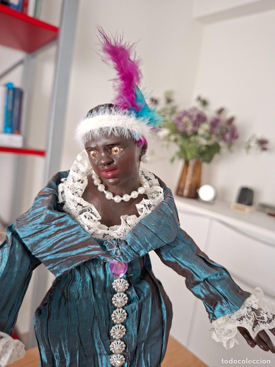 Figuras de Bel&eacute;n: Pastor oriental mujer belen napolitano