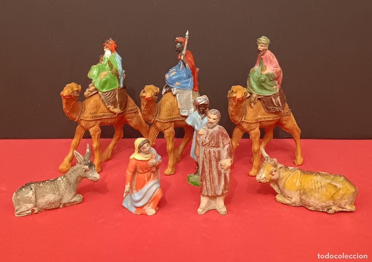 Figuras de Bel&eacute;n: A1 PRECIOSAS FIGURAS DE BELEN REYES MAGOS MISTERIO NACIMIENTO PECH LAFREDO REAMSA JECSAN A&Ntilde;OS 70/80