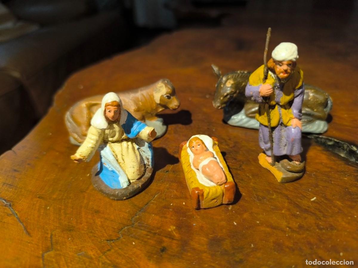Figuras de Bel&eacute;n: FIGURAS DE BELEN TERRACOTA MARCA AURORA, NACIMIENTO