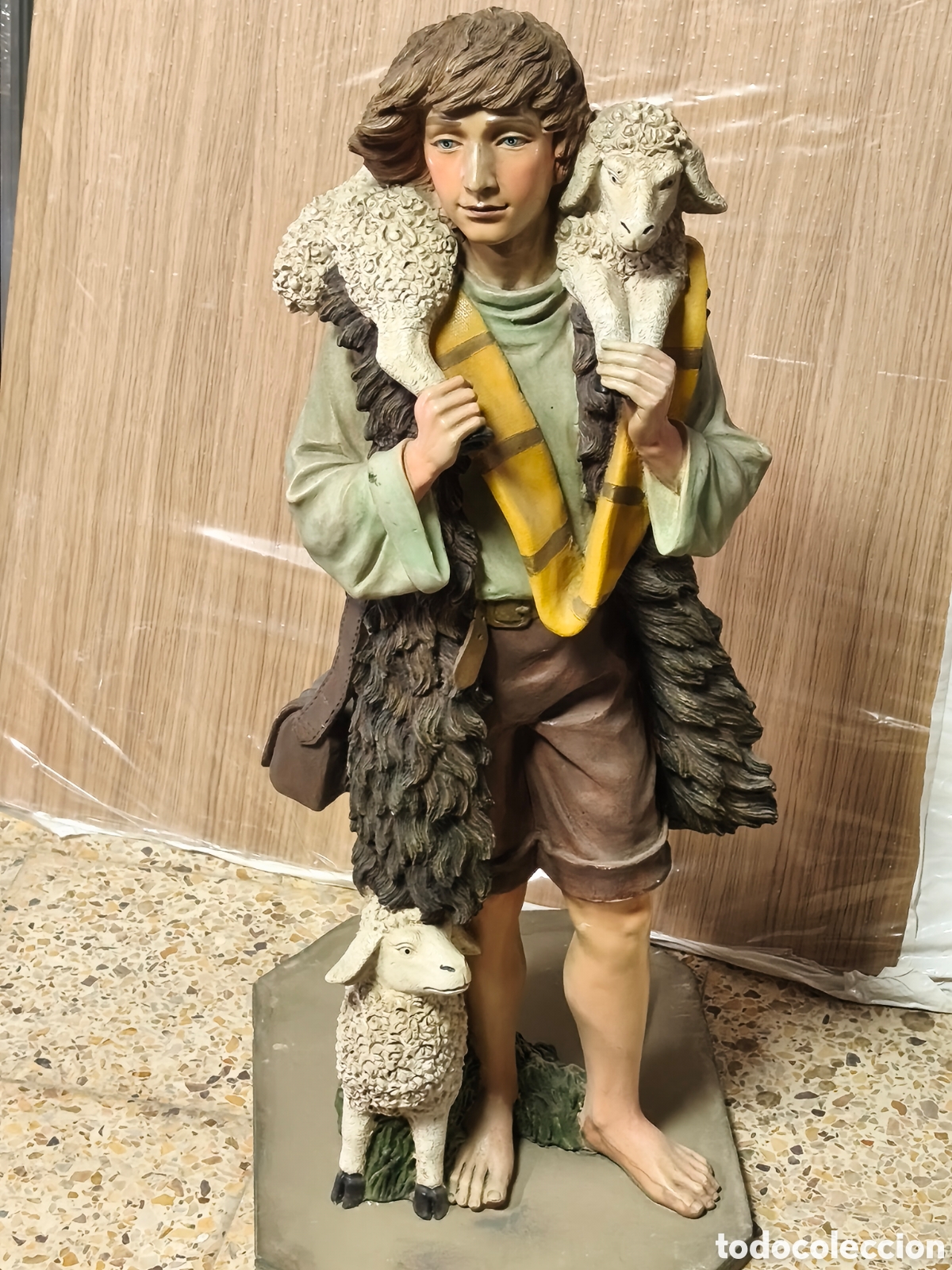 Figuras de Bel&eacute;n: Pastor de bel&eacute;n gran tama&ntilde;o 86cm