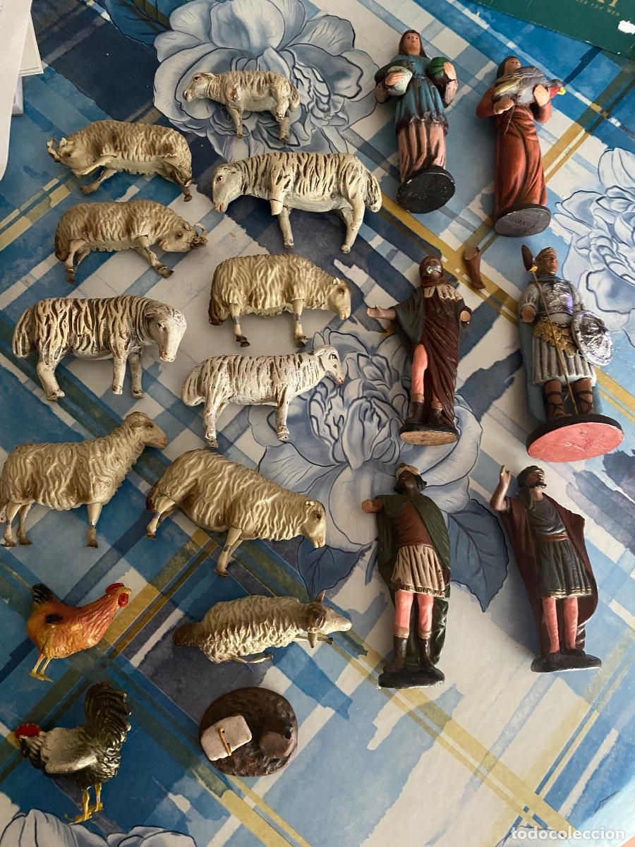 Figuras de Bel&eacute;n: LOTE FIGURAS DE BELEN SERRANO , BARRO , TERRACOTA