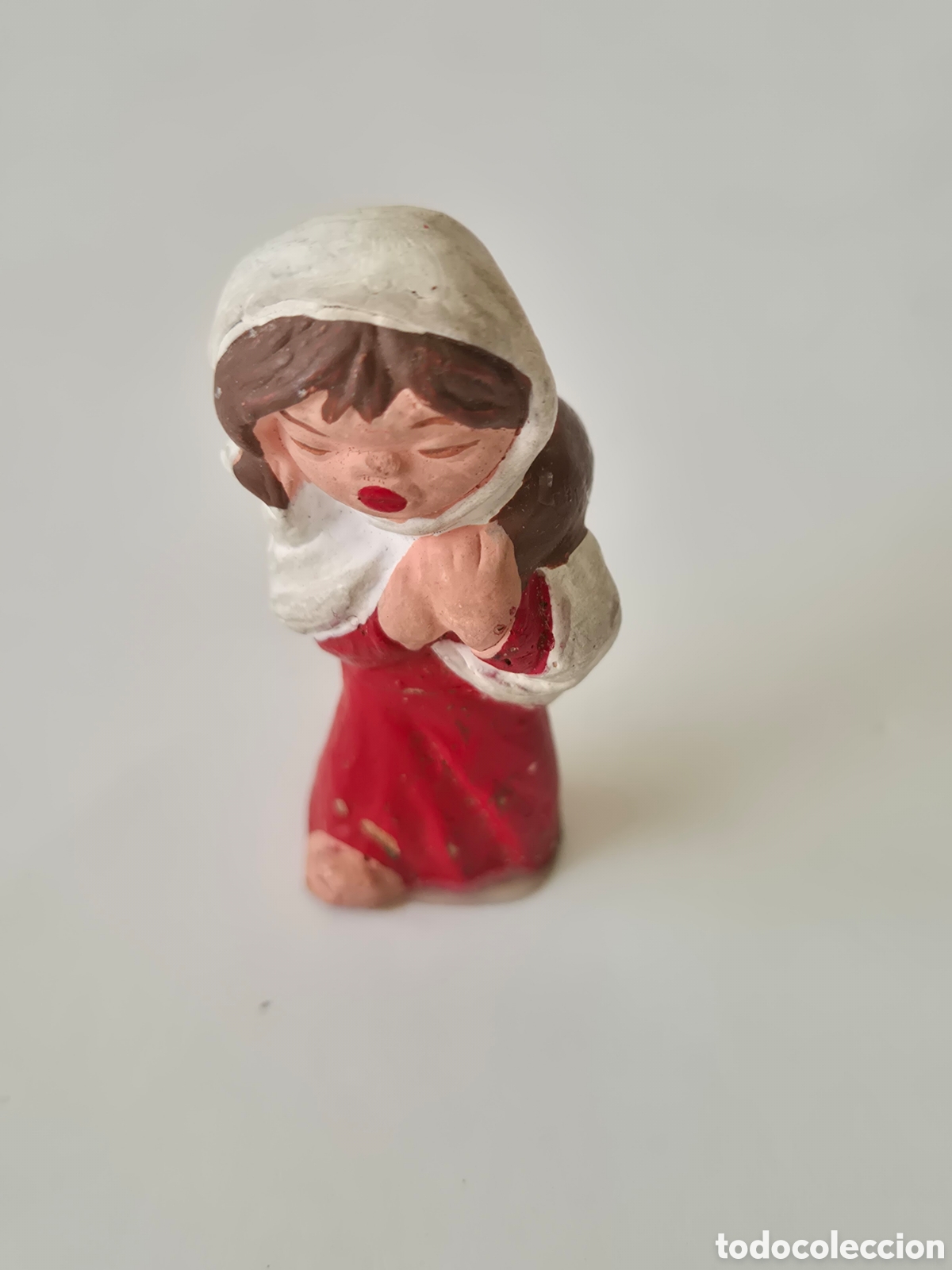 Figuras de Bel&eacute;n: Pastora con saco Alborox bel&eacute;n Cabezones