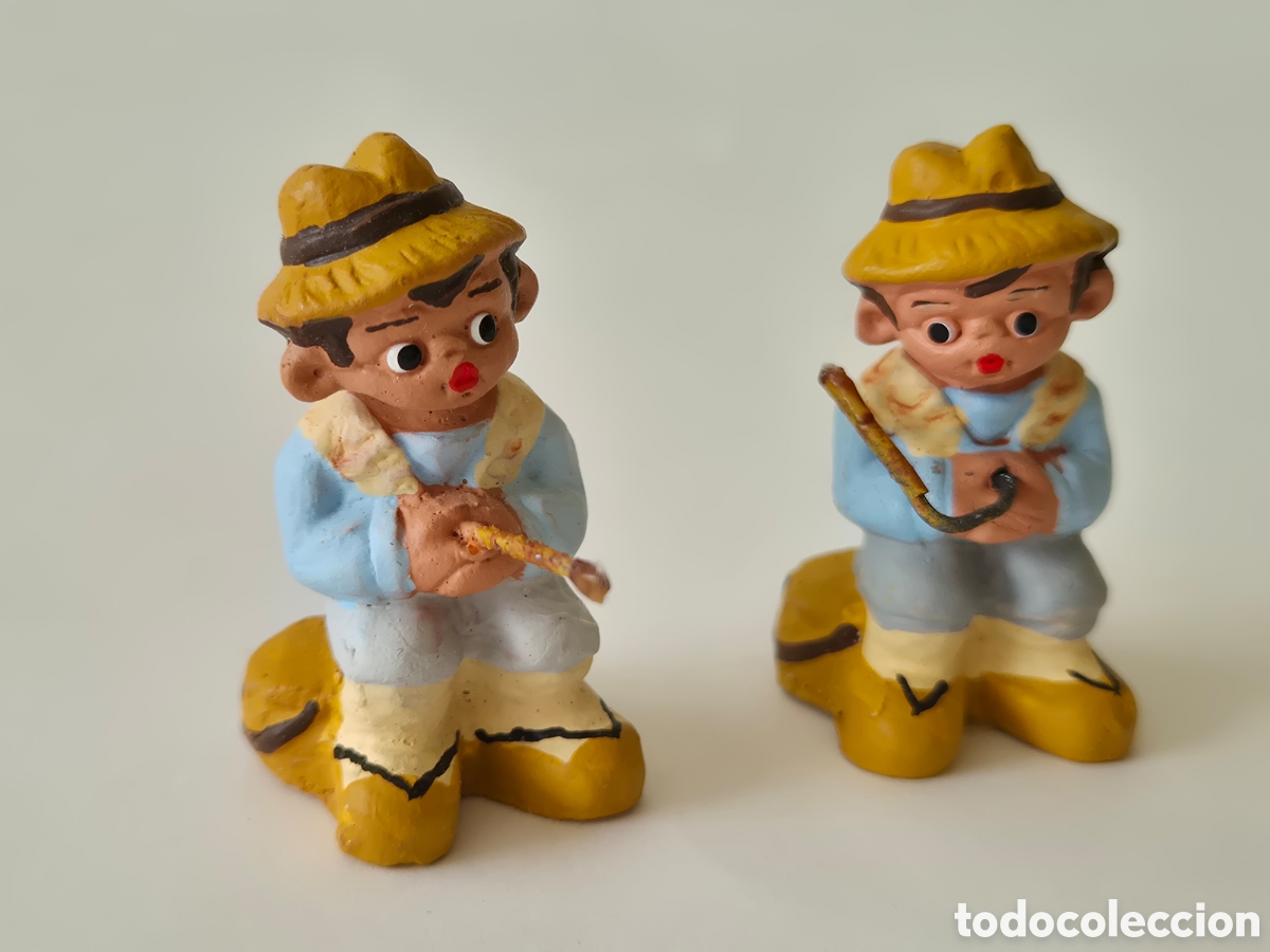 Figuras de Bel&eacute;n: Figuras Alborox bel&eacute;n pescadores vintage