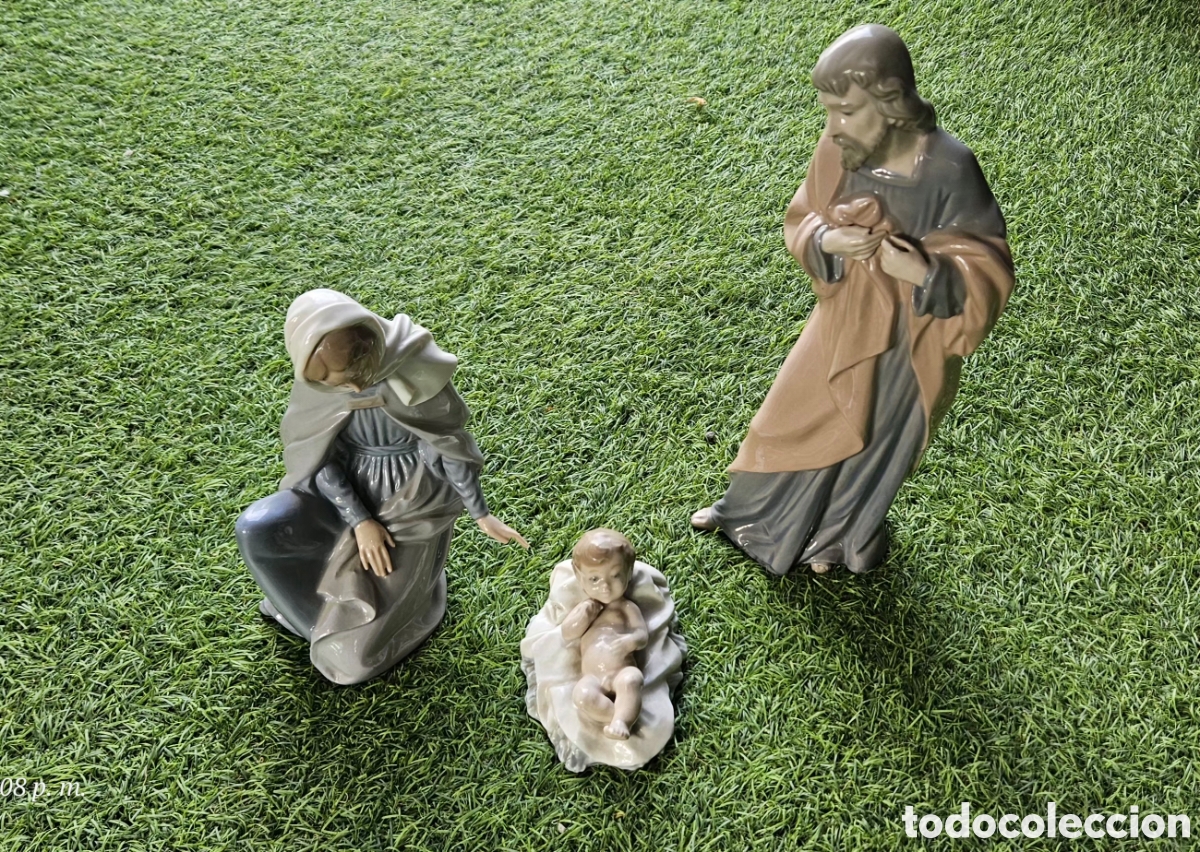 Figuras de Bel&eacute;n: Belen de nao lladr&oacute; figuras de porcelana de alta calidad