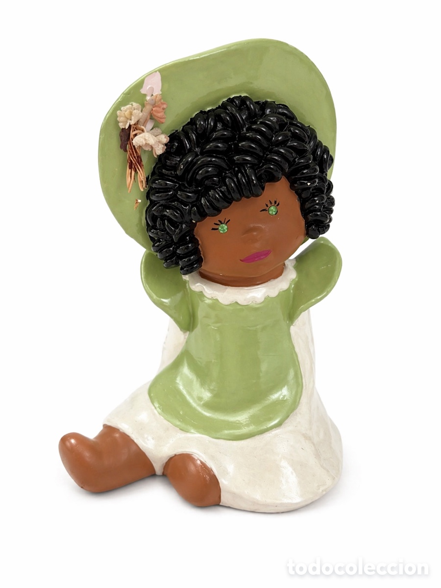 Figuras de Bel&eacute;n: Mu&ntilde;eca decorativa de cer&aacute;mica