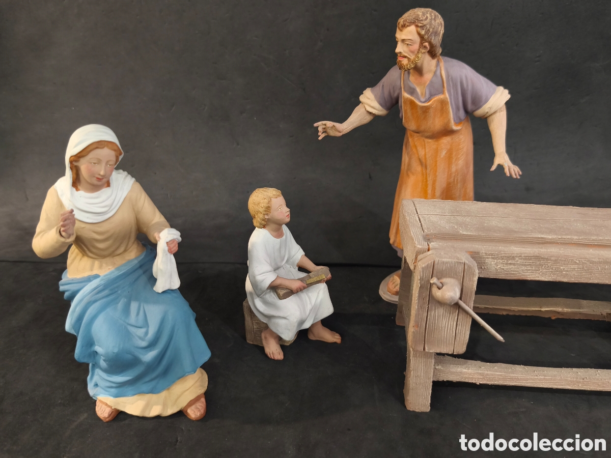 Figuras de Bel&eacute;n: Figuras Bel&eacute;n CASTELLS, Taller Nazaret, Jos&eacute; 20,5cm