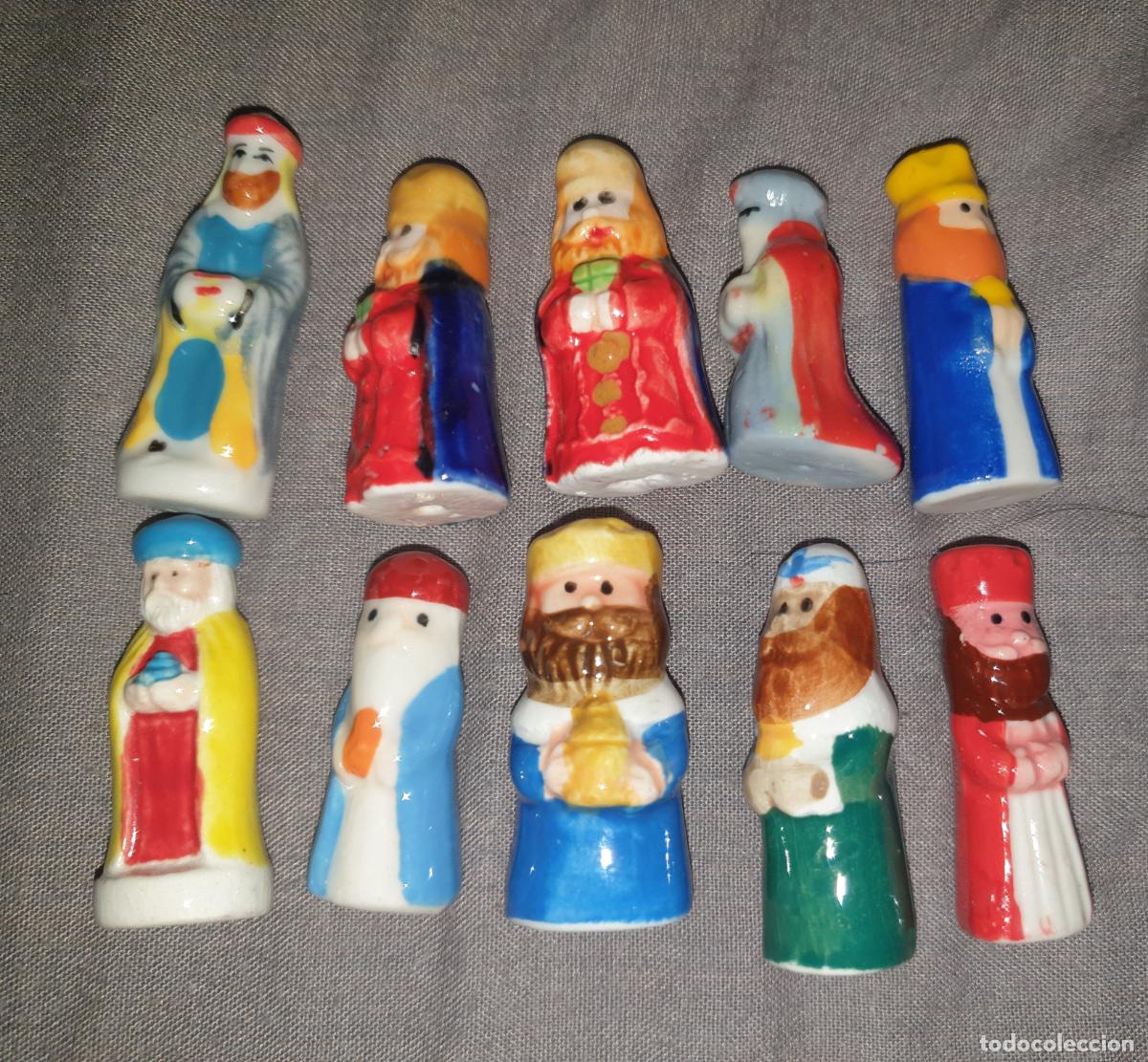 Figuras de Bel&eacute;n: LOTE 10 FIGURAS BEL&Eacute;N ROSC&Oacute;N REYES