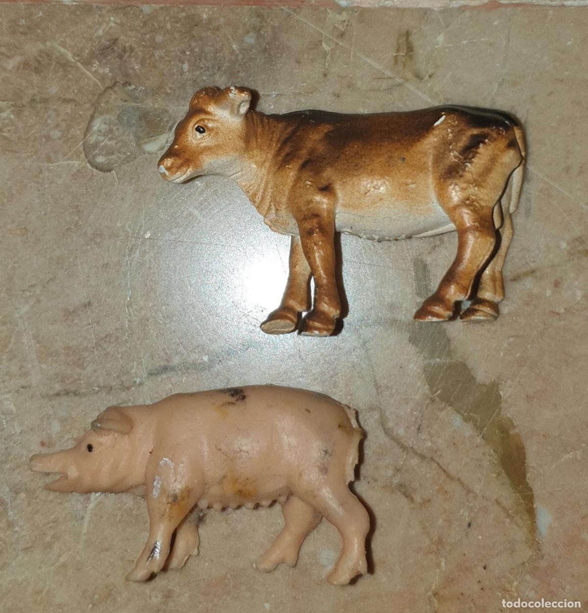 Figuras de Bel&eacute;n: LOTE 2 ANIMALES PARA DECORAR BELEN