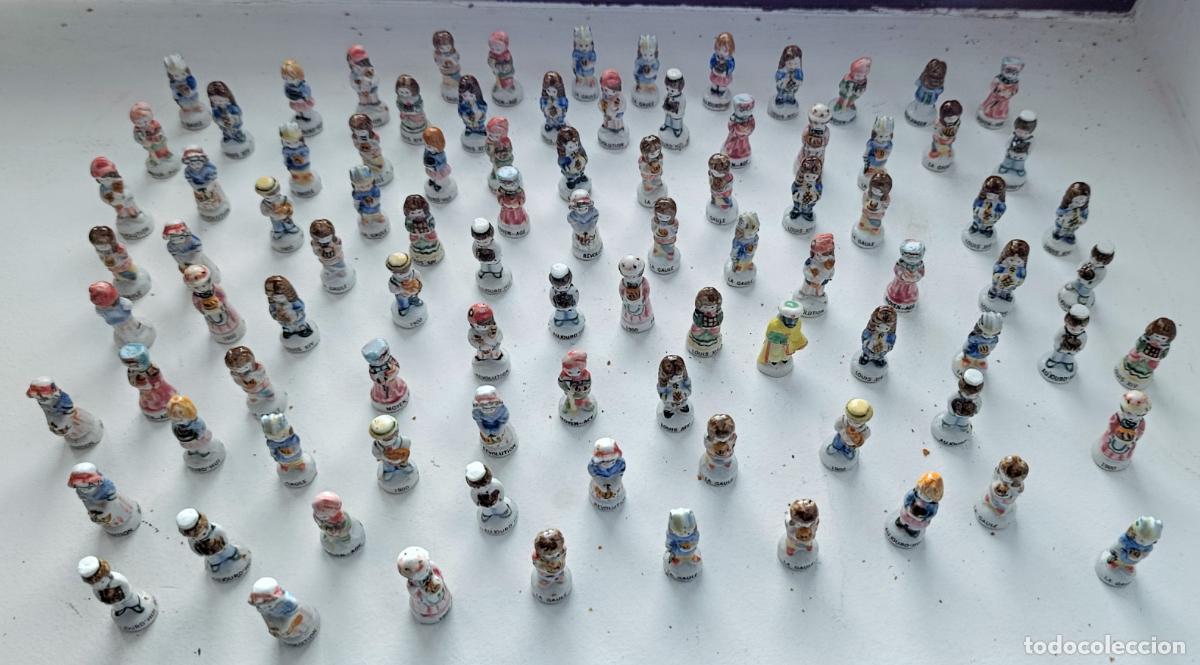 Figuras de Bel&eacute;n: GRAN LOTE DE FIGURITAS DE ROSCOS DE REYES. CERAMICA. VER FOTOS
