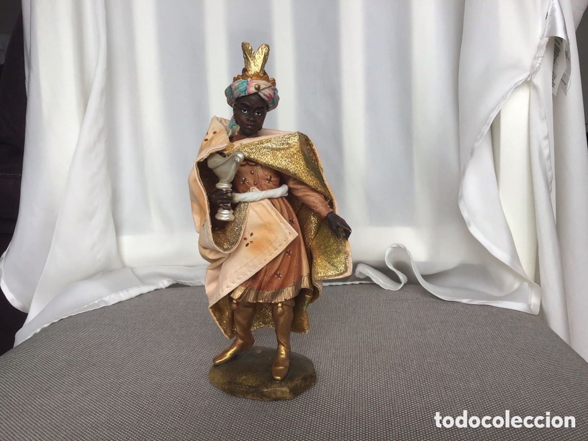 Figuras de Pres&eacute;pios: Figura del rey mago Baltasar