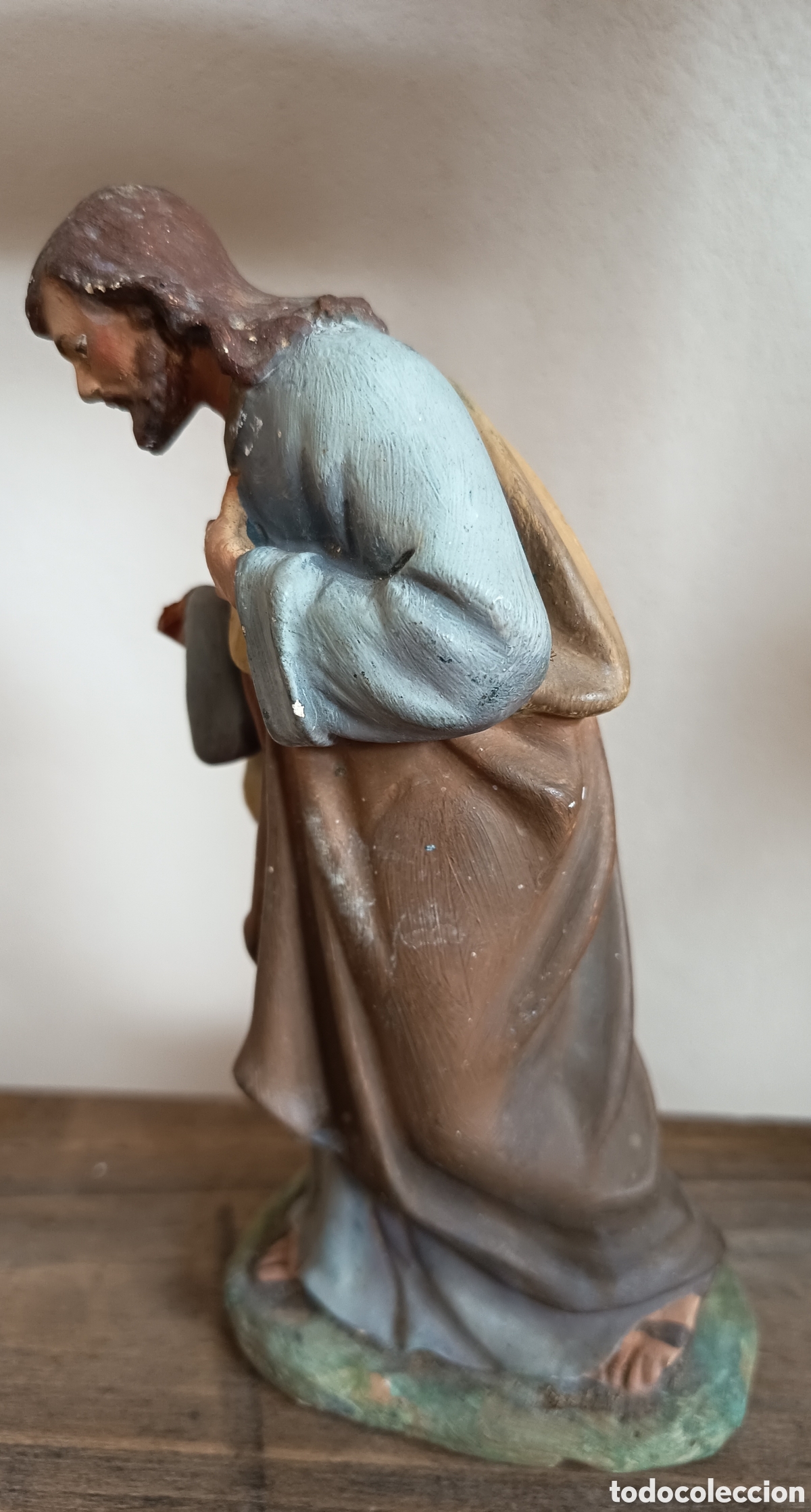 Figuras de Bel&eacute;n: San Jos&eacute; bel&eacute;n Olot serie 15cm