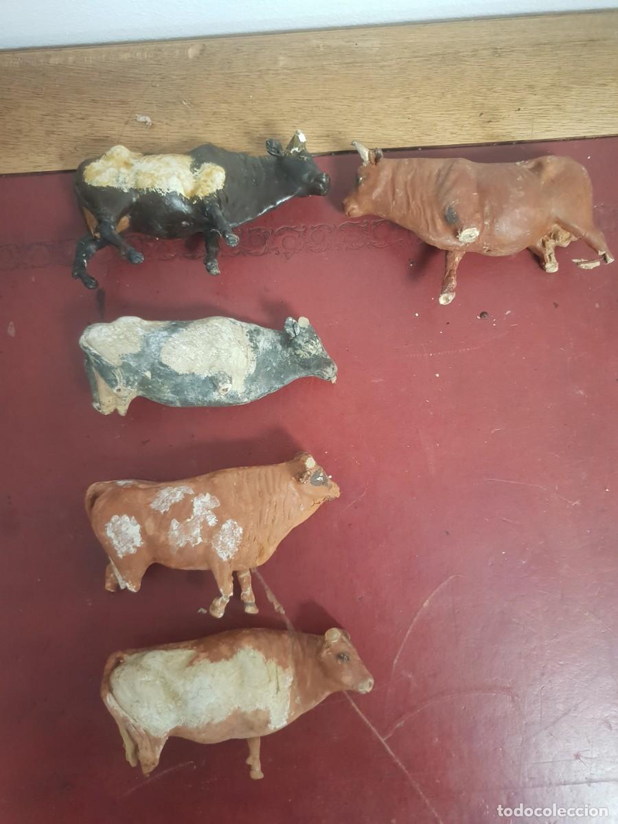 Figuras de Bel&eacute;n: Lote animales para belen barro para restaurar