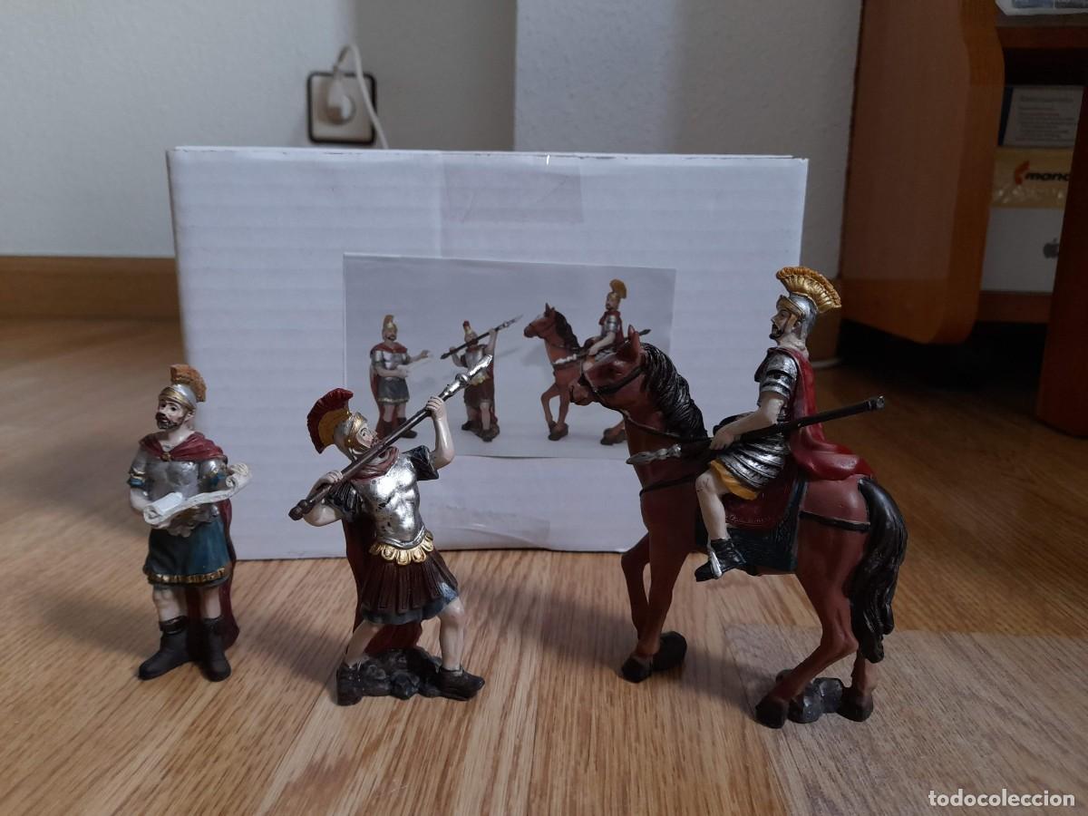 Figuras de Bel&eacute;n: Escena soldados Lanzada Belen Semana Santa Belen Pascua Pesebre Pascua