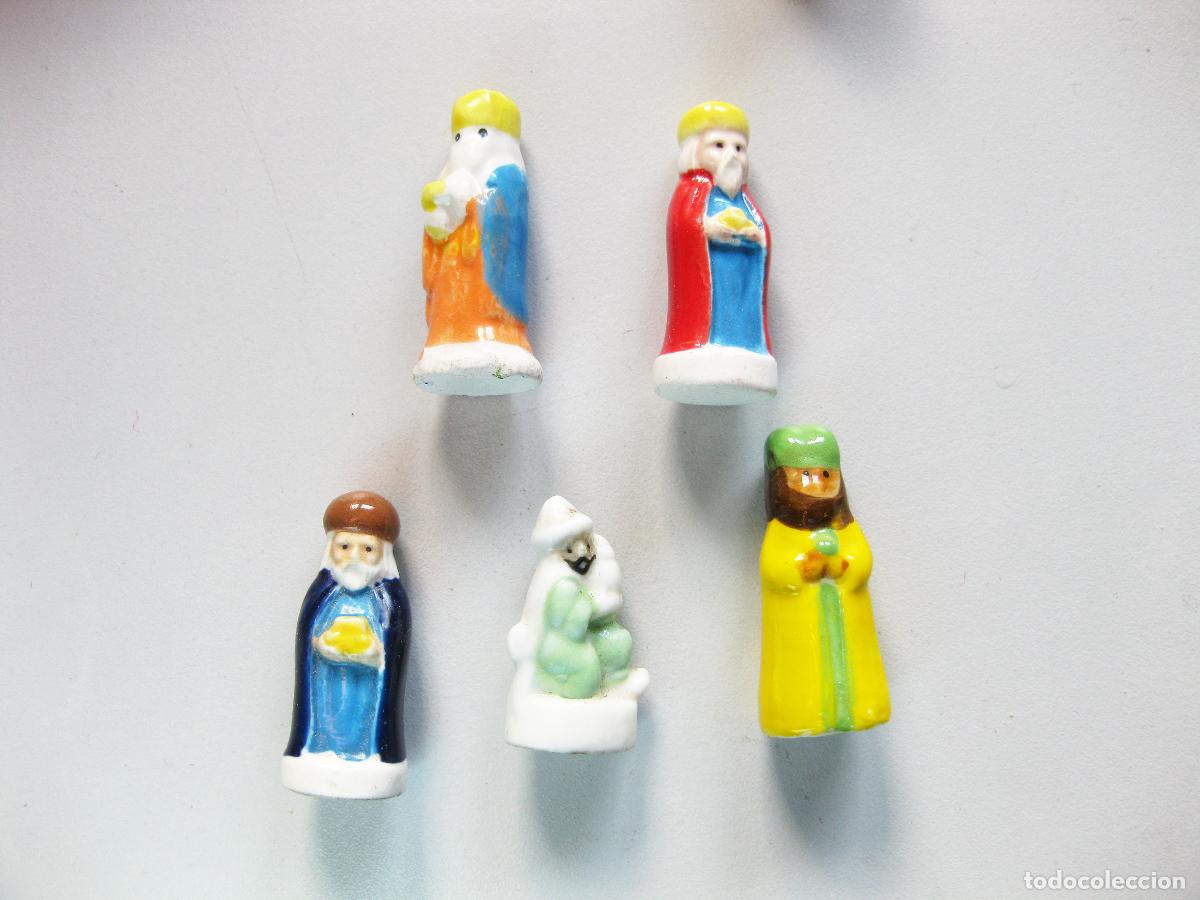 Figuras de Bel&eacute;n: LOTE DE FIGURAS DE PORCELANA DE ROSCON DE REYES. REYES MAGOS