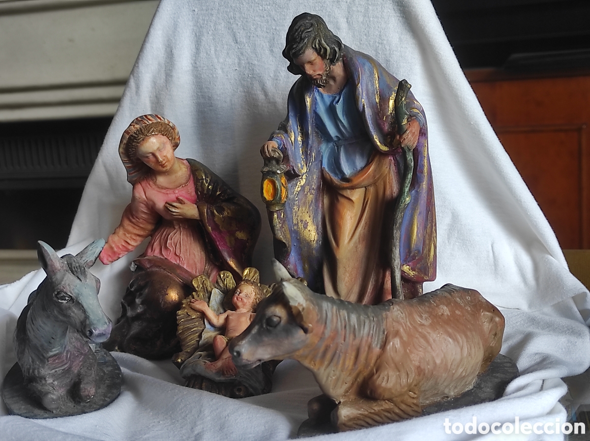 Figuras de Bel&eacute;n: Misterio Nacimiento Bel&eacute;n Antiguo