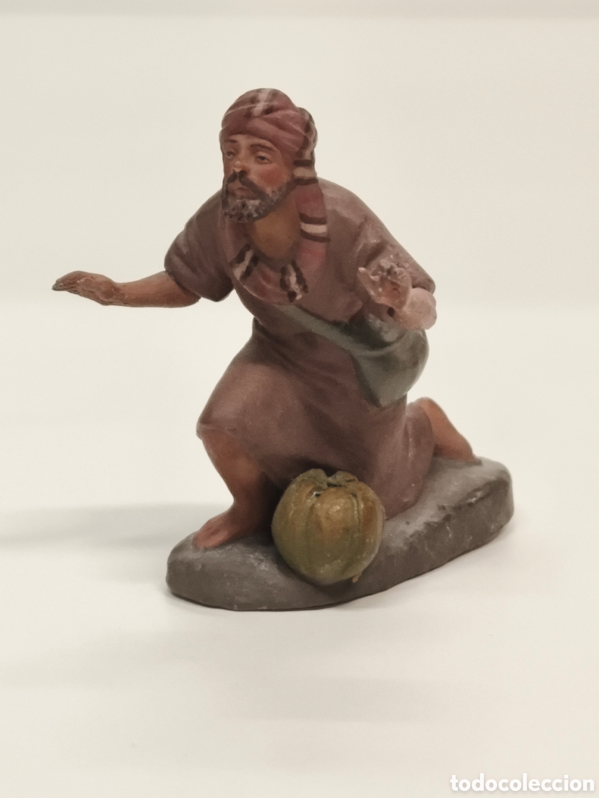 Figuras de Bel&eacute;n: Antigua Figura bel&eacute;n terracota