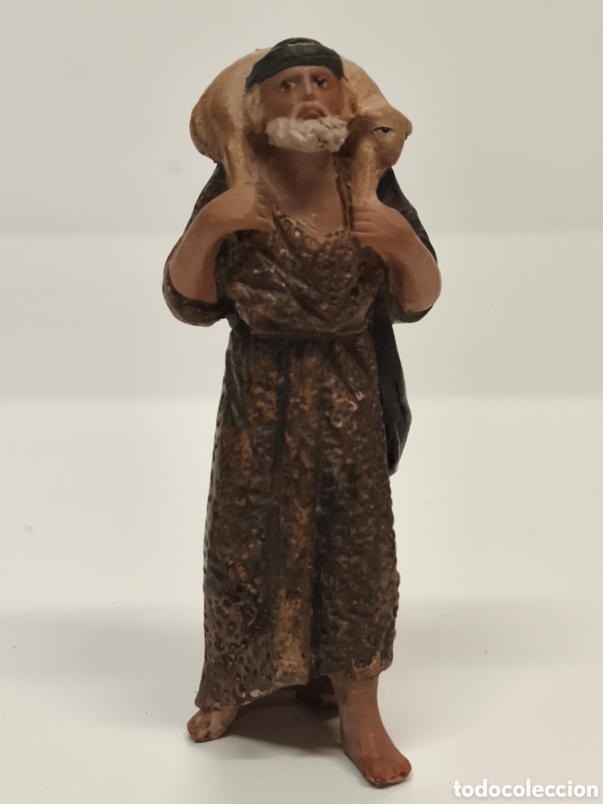Figuras de Bel&eacute;n: Figura bel&eacute;n terracota pastor