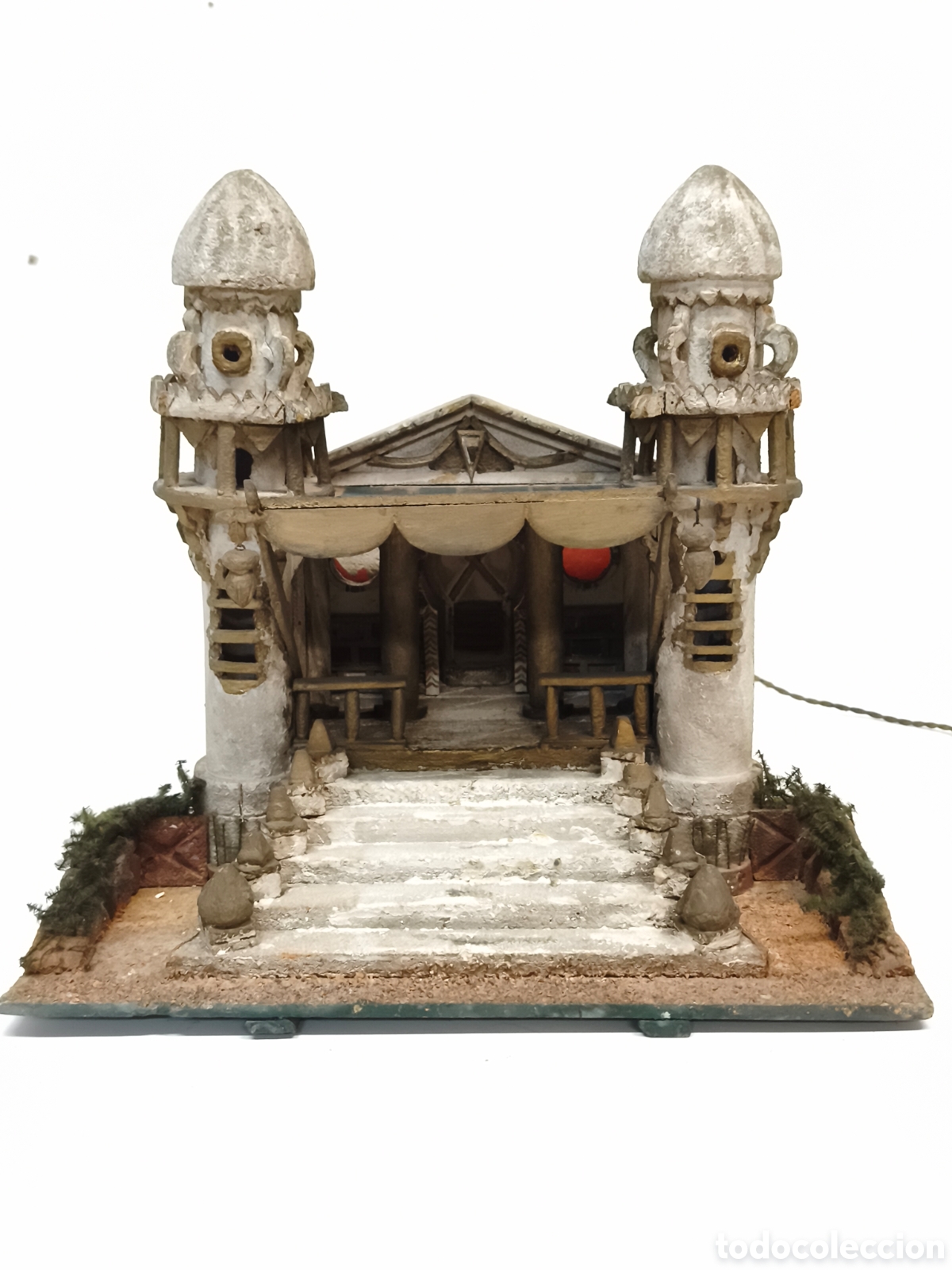Figuras de Bel&eacute;n: Casa palacio fe grande de estilo &aacute;rabe moruno para Bel&eacute;n