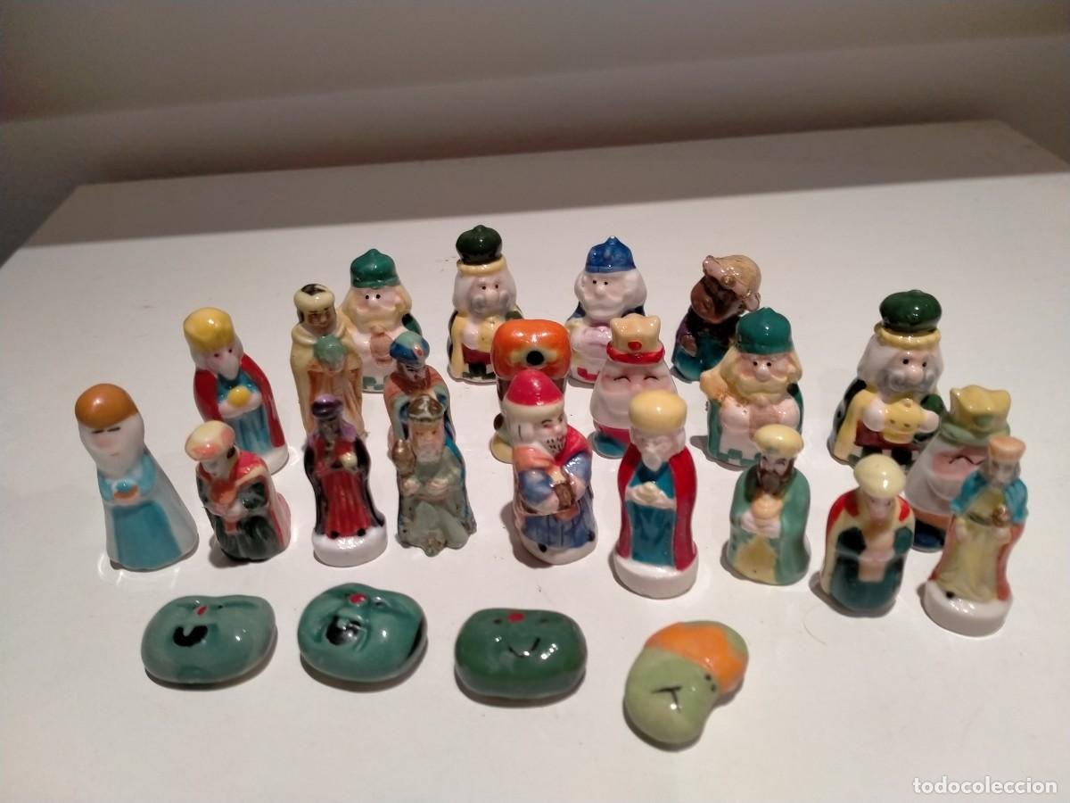 Figuras de Bel&eacute;n: Figuritas Reyes Magos de roscones navide&ntilde;os