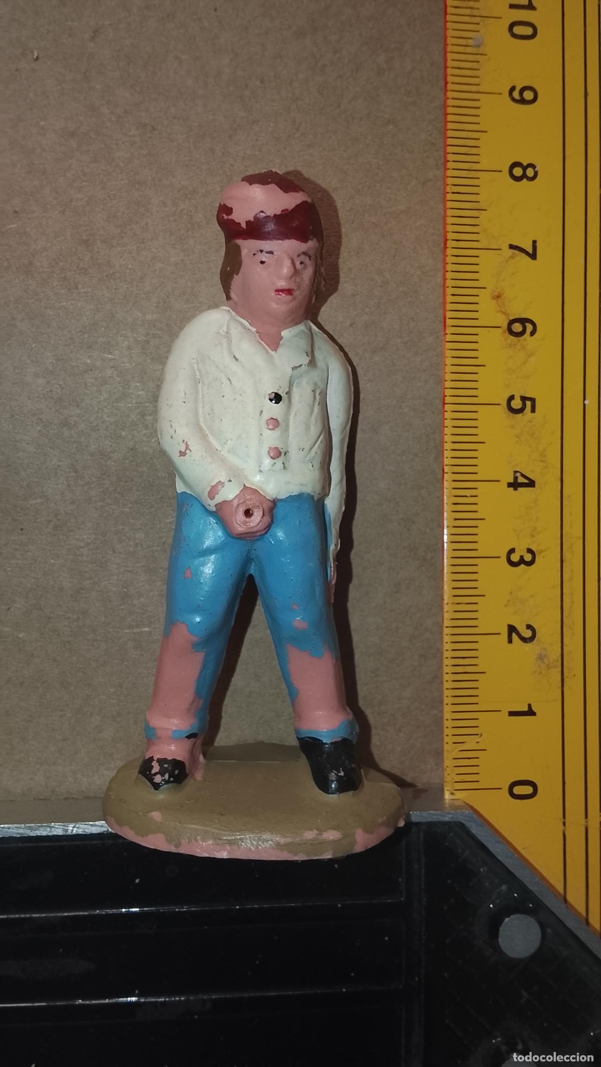 Figuras de Bel&eacute;n: antigua figura de portal de belen o nacimiento plastico duro pech oliver o similar marca