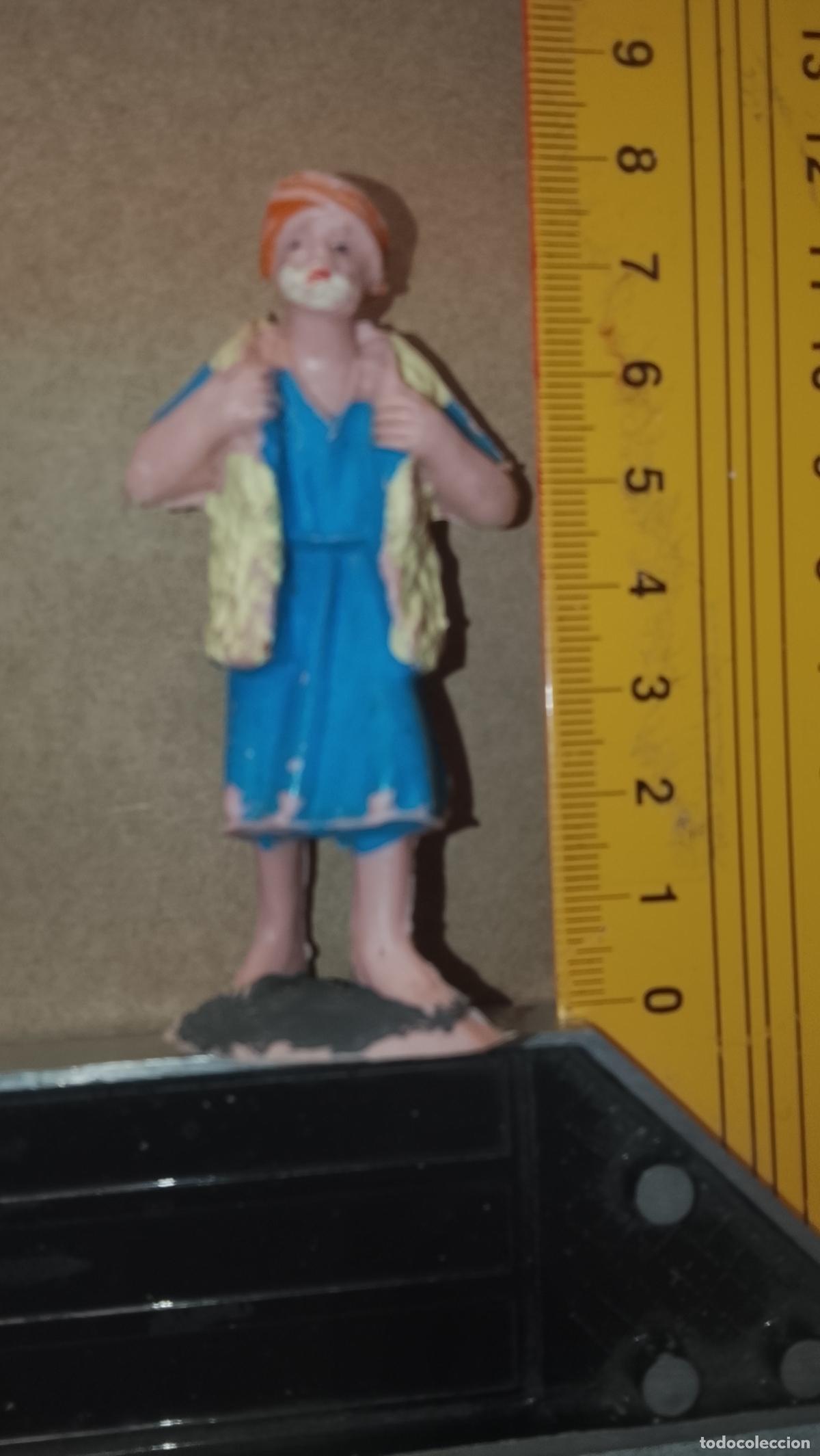 Figuras de Bel&eacute;n: antigua figura de portal de belen o nacimiento plastico duro pech oliver o similar marca
