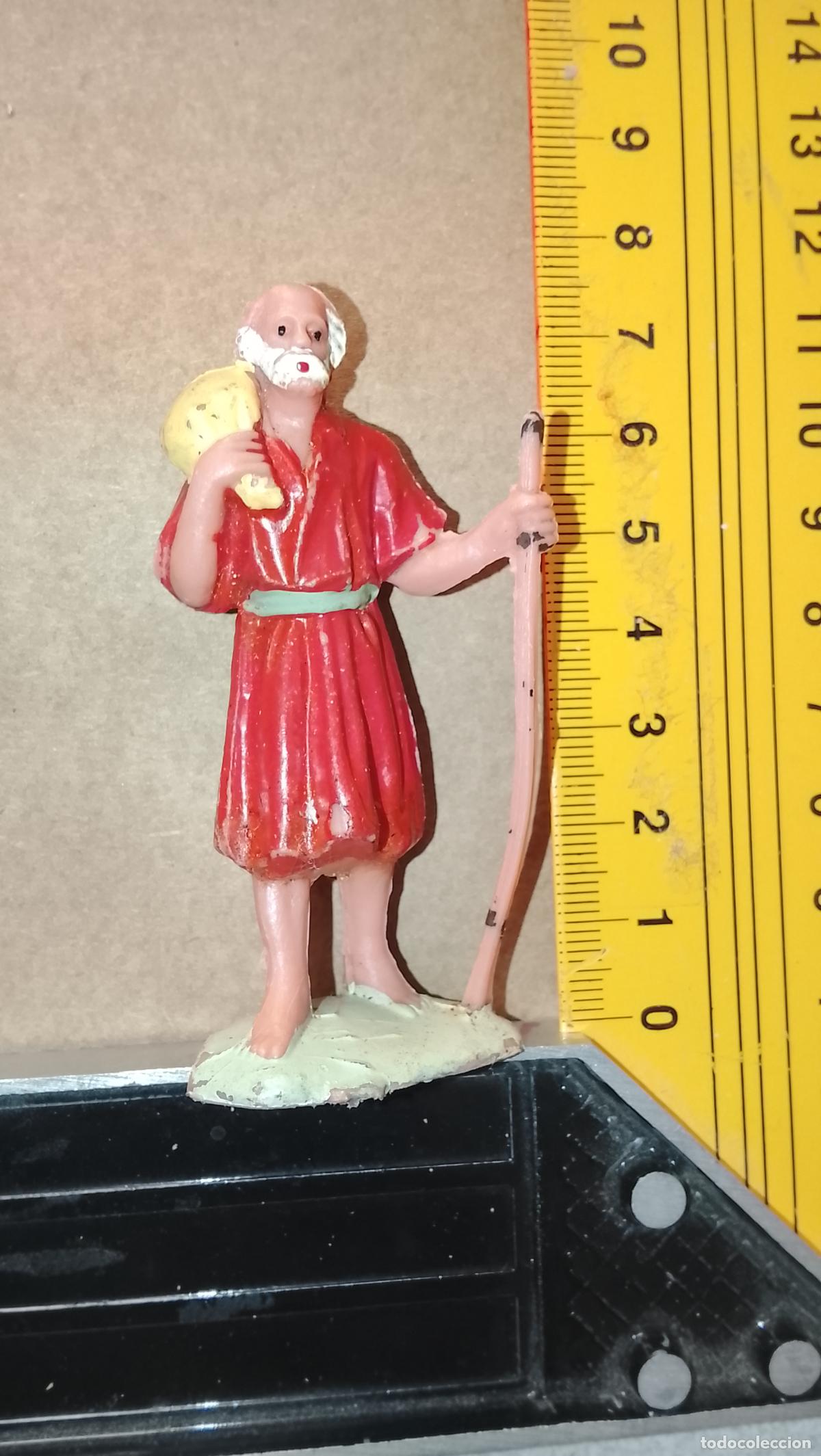 Figuras de Bel&eacute;n: antigua figura de portal de belen o nacimiento plastico duro pech oliver o similar marca