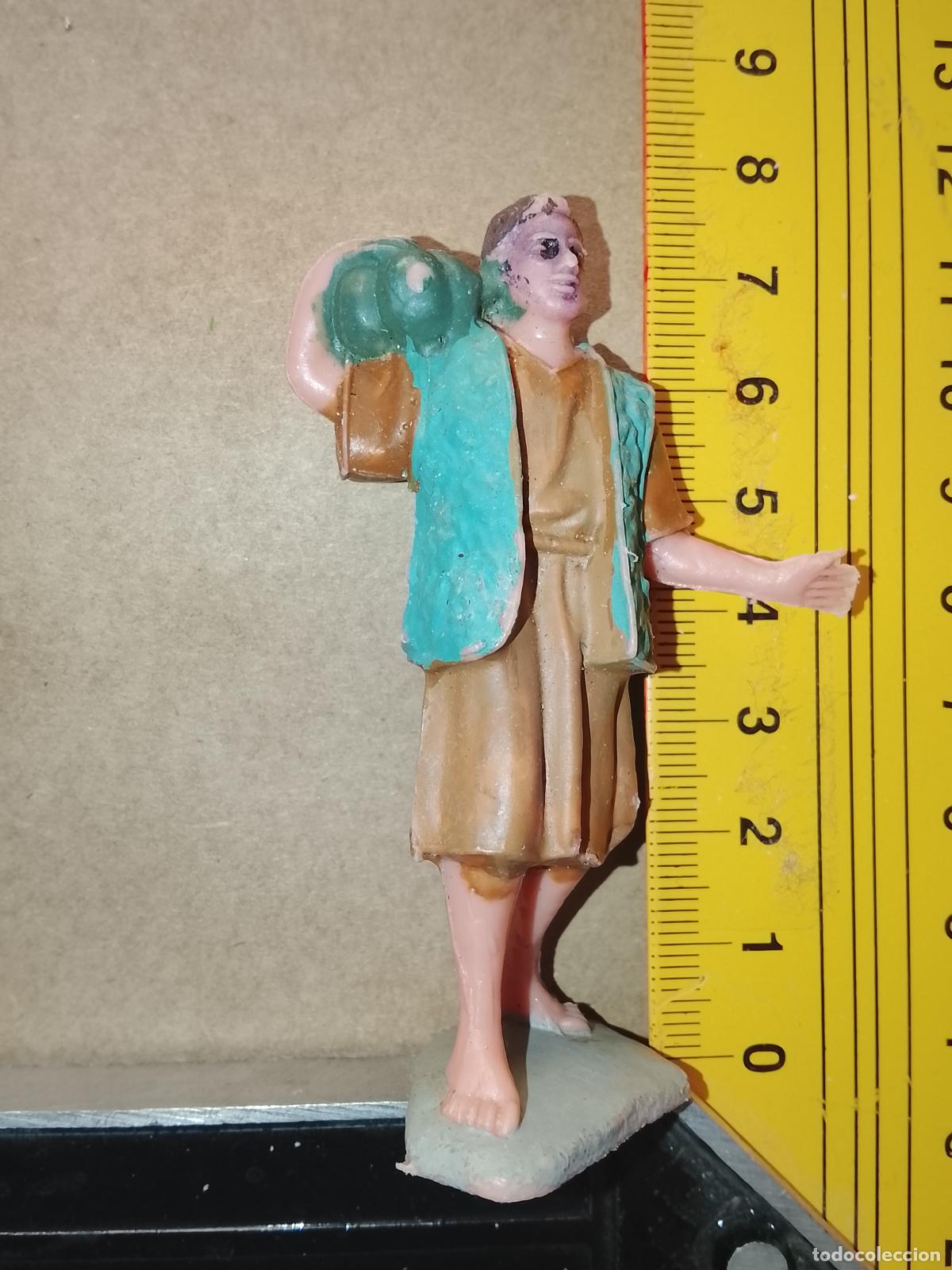 Figuras de Bel&eacute;n: antigua figura de portal de belen o nacimiento plastico duro pech oliver o similar marca