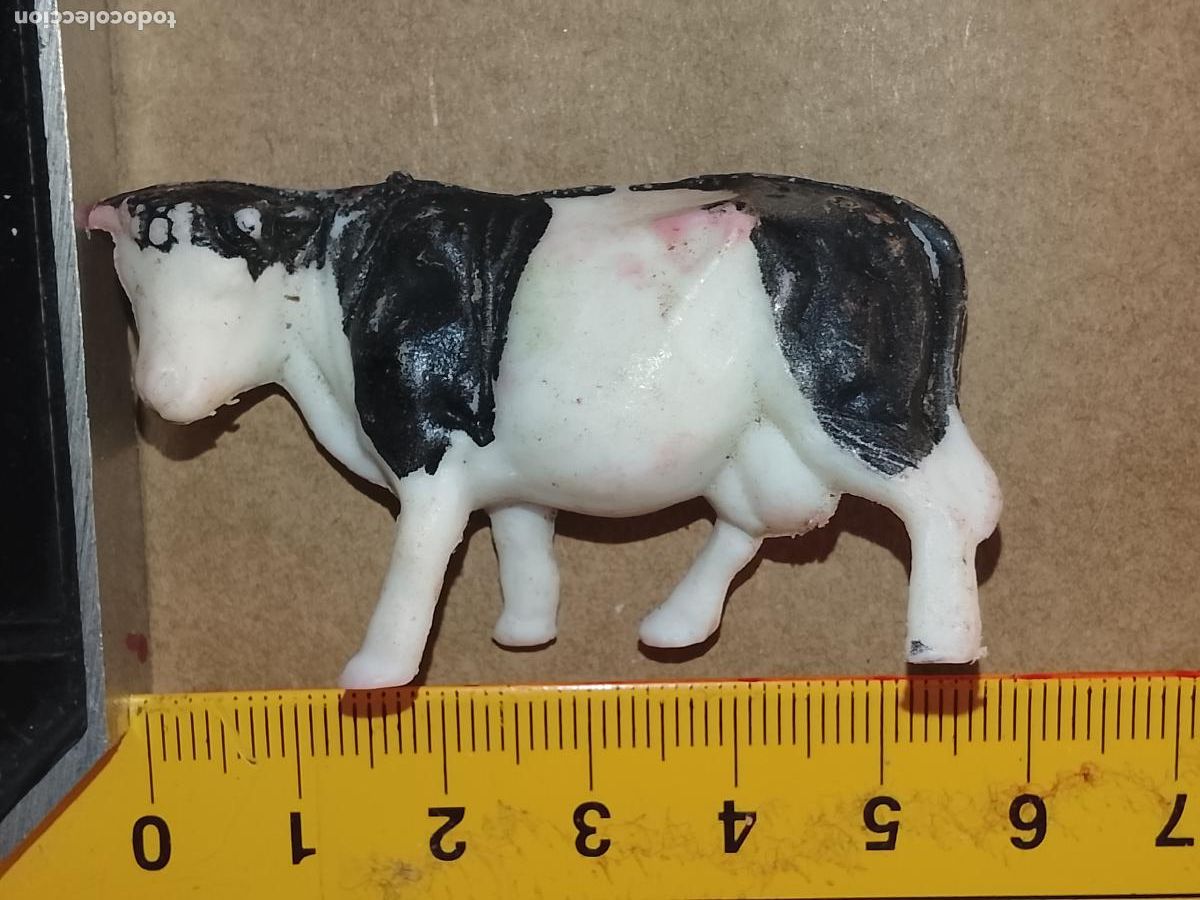Figuras de Bel&eacute;n: antigua figura de portal de belen o nacimiento plastico duro pech oliver o similar marca