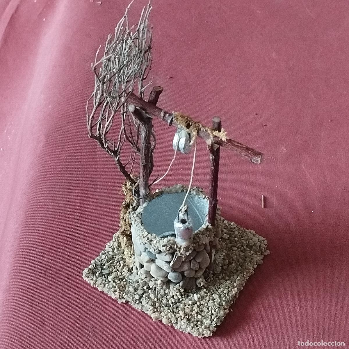 Figuras de Bel&eacute;n: POZO DE MADERA PIEDRAS Y TRONCOS PARA BELEN O PESEBRE