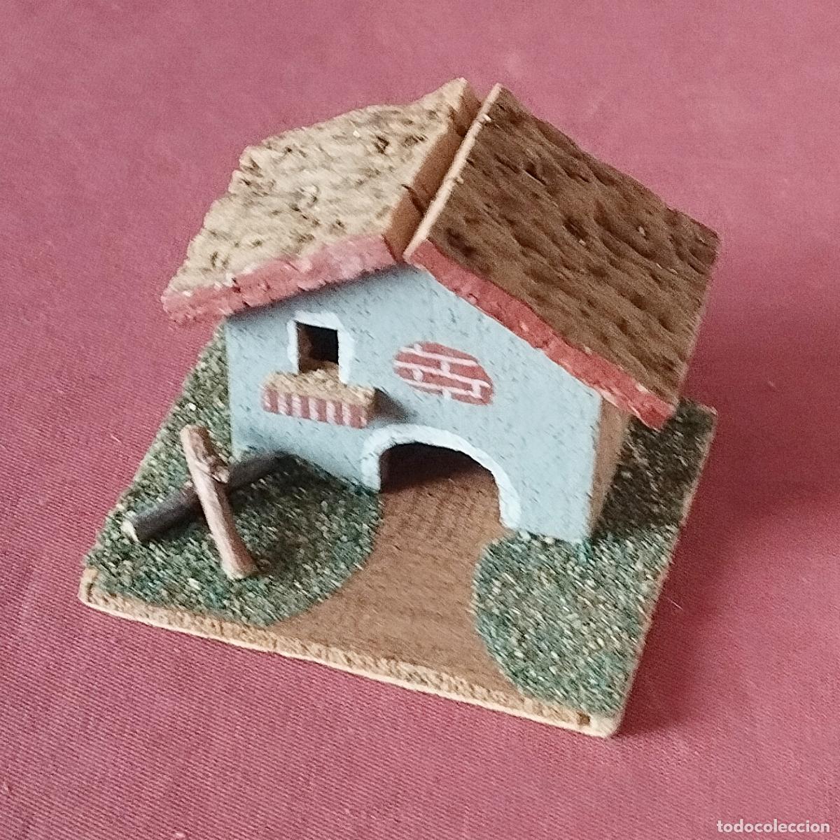 Figuras de Bel&eacute;n: CASITA DECORCHO Y MADERA PARA BELEN O PESEBRE