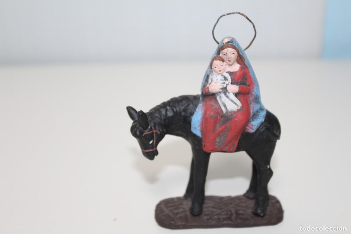 Figuras de Bel&eacute;n: FIGURA BELEN BARRO COCIDO TERRACOTA VIRGEN MARIA