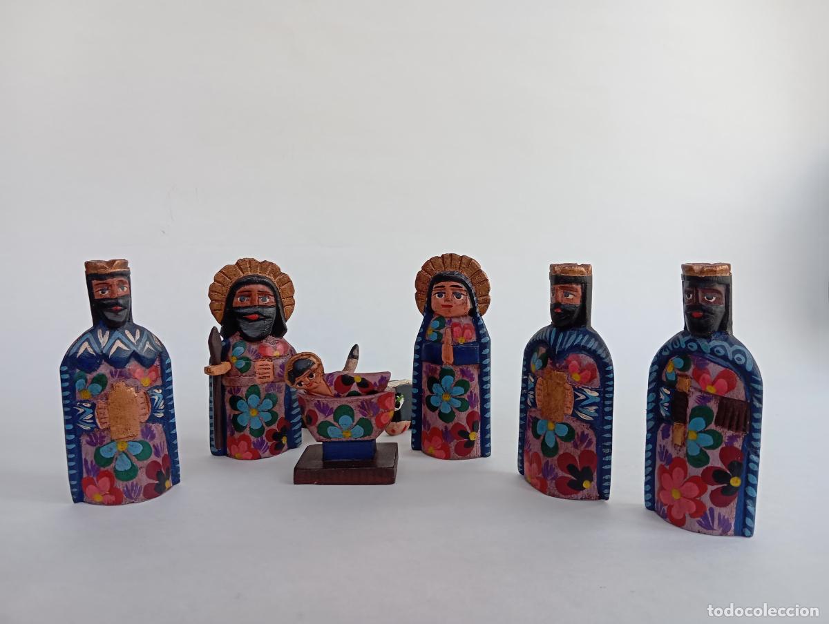 Figuren f&uuml;r Weihnachtskrippen: Bel&eacute;n/Nacimiento/Pesebre. Guatemala. Madera