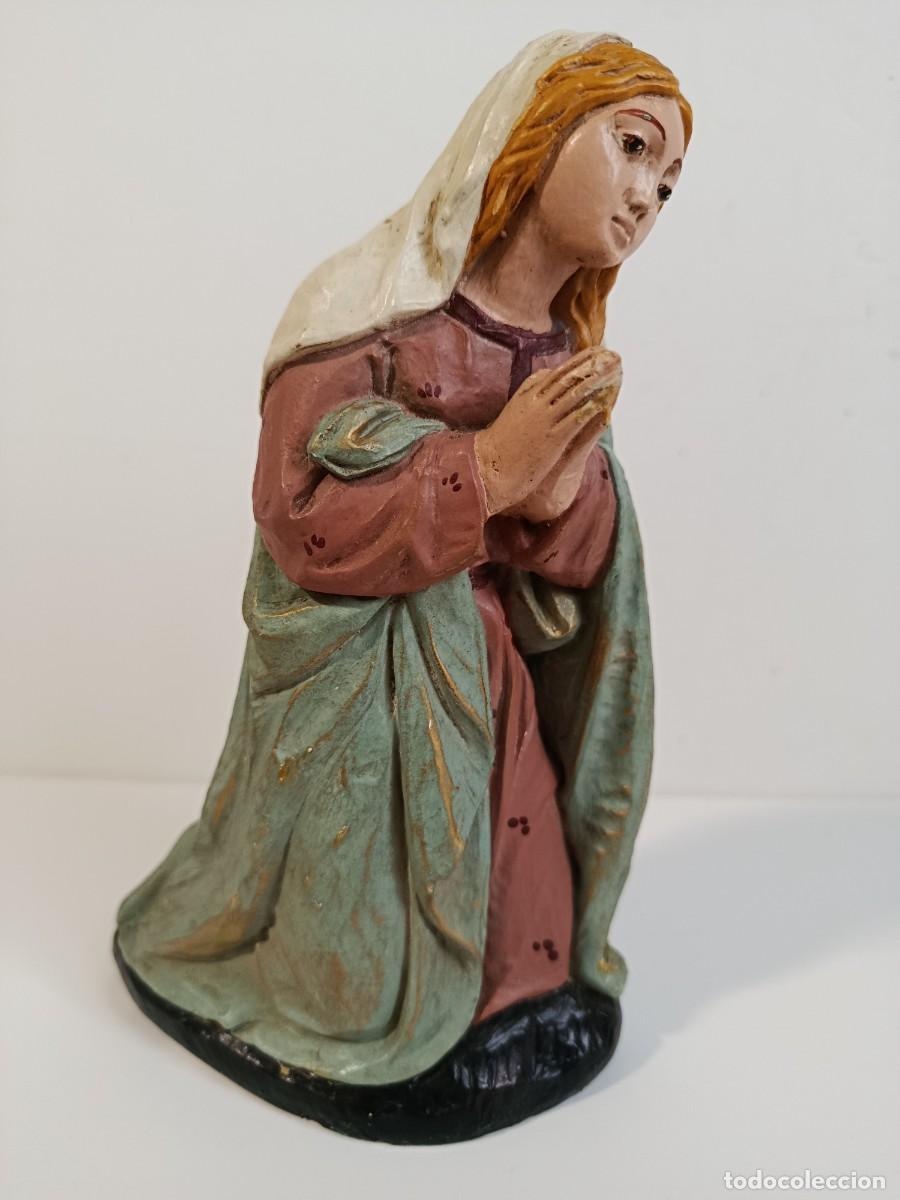 Figuras de Bel&eacute;n: FIGURA DE VIRGEN DEL PORTAL DE BELEN 20 cm