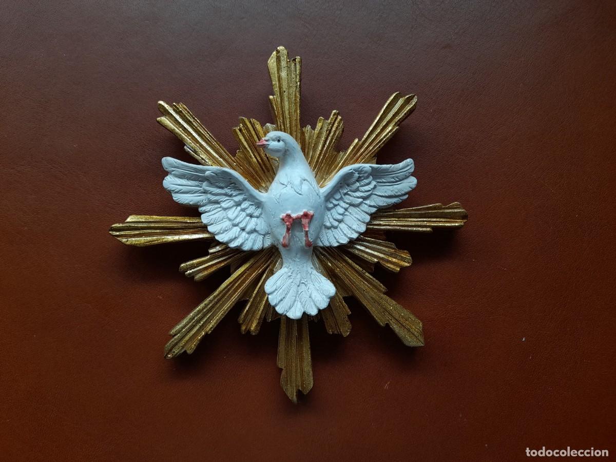 Figuras de Bel&eacute;n: Espiritu Santo de Resina 12 cm