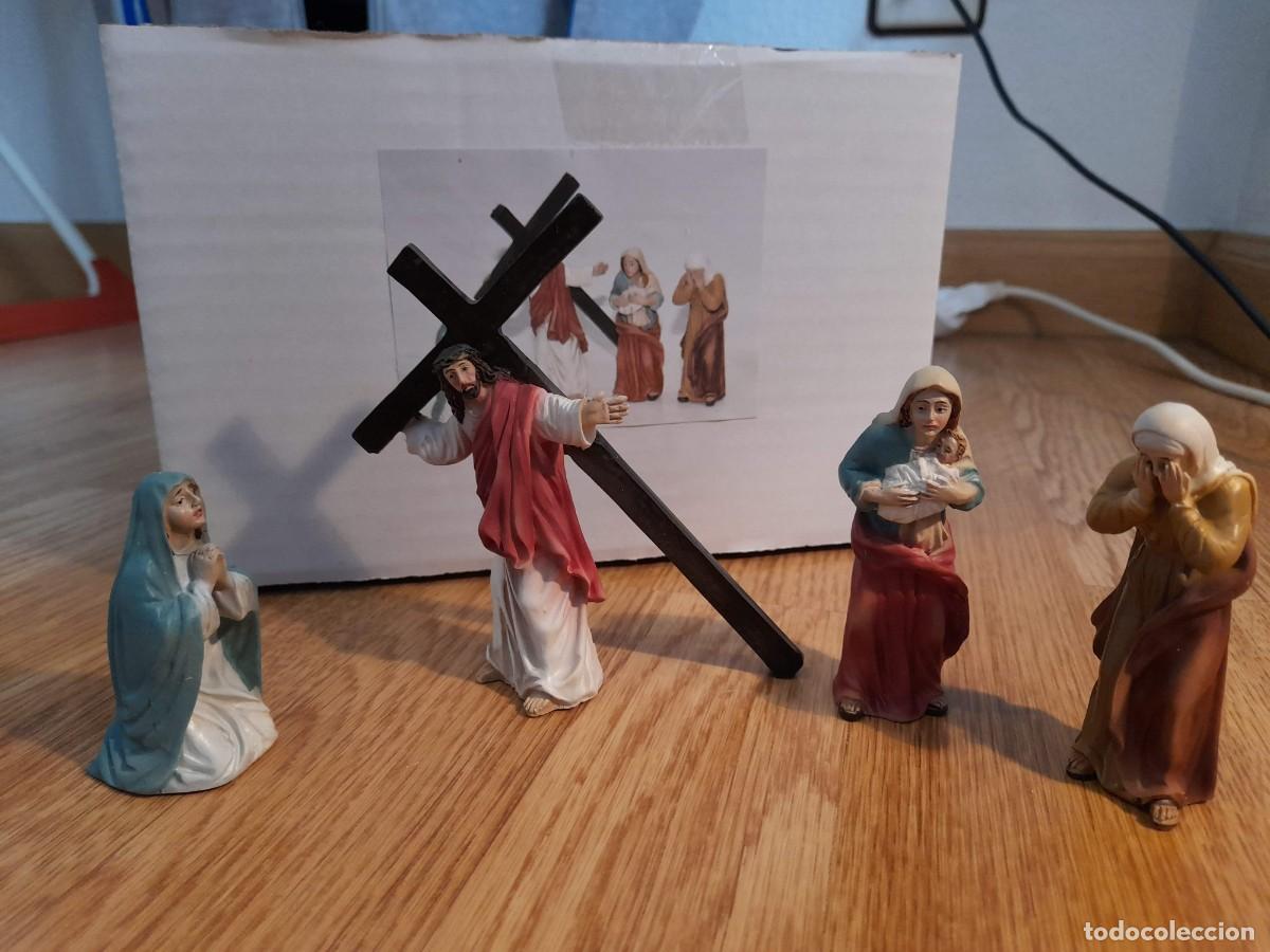Figuras de Bel&eacute;n: Escena Jesus con las Santas Mujeres