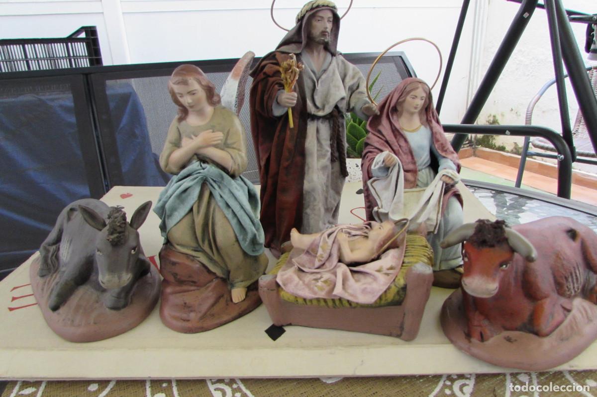 Figuras de Bel&eacute;n: ANTIGUAS FIGURAS ANTIGUO NACIMIENTO BELEN ARTESAN&Iacute;A SERRANO