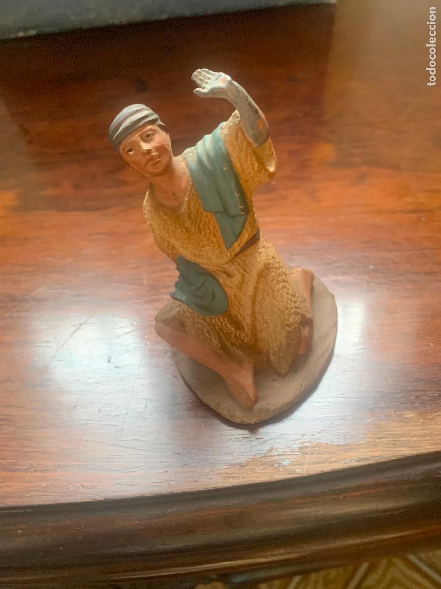Figuras de Bel&eacute;n: Figura pesebre firmada H Castells