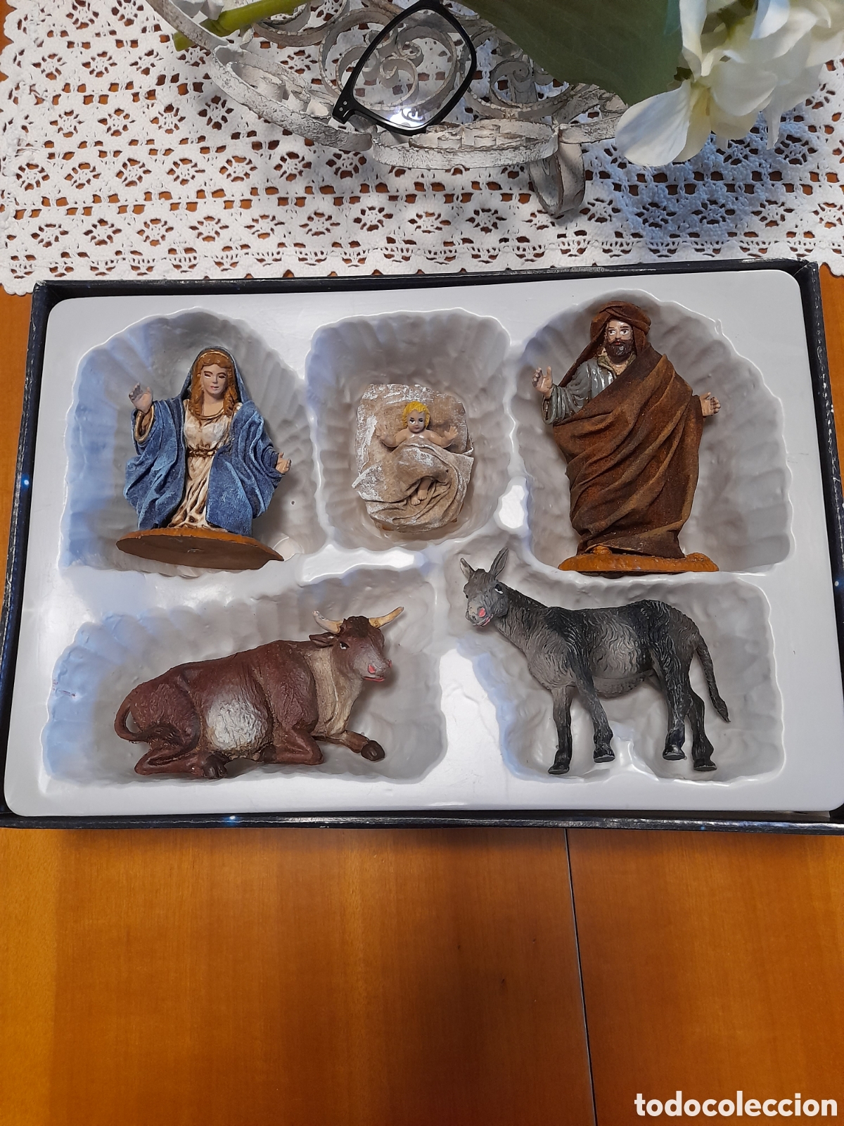 Figuras de Bel&eacute;n: FIGURAS DE PESEBRE ANTIGUAS MARCA OLIVER