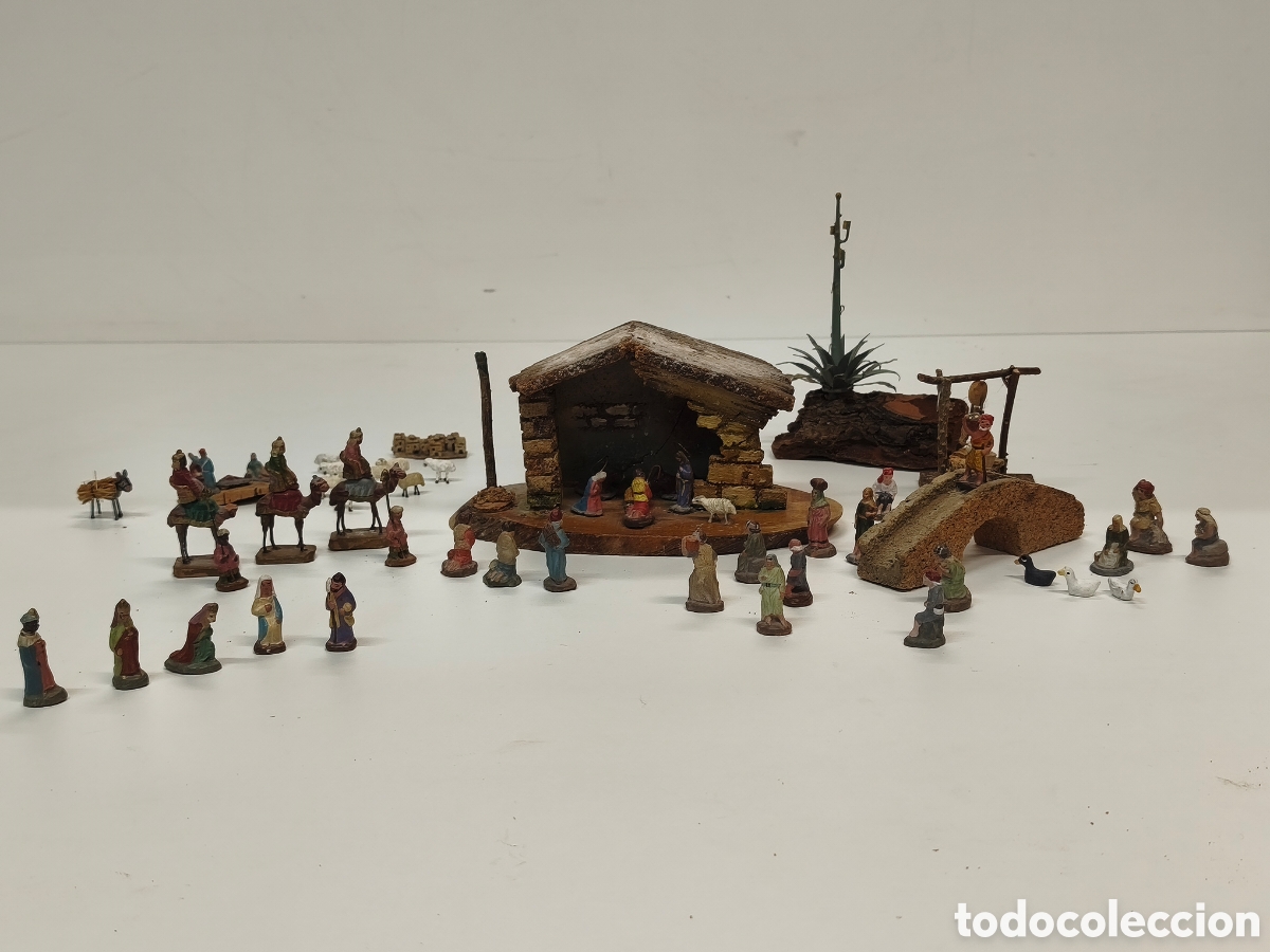 Figuras de Bel&eacute;n: Pesebre Bel&eacute;n miniatura en terracota