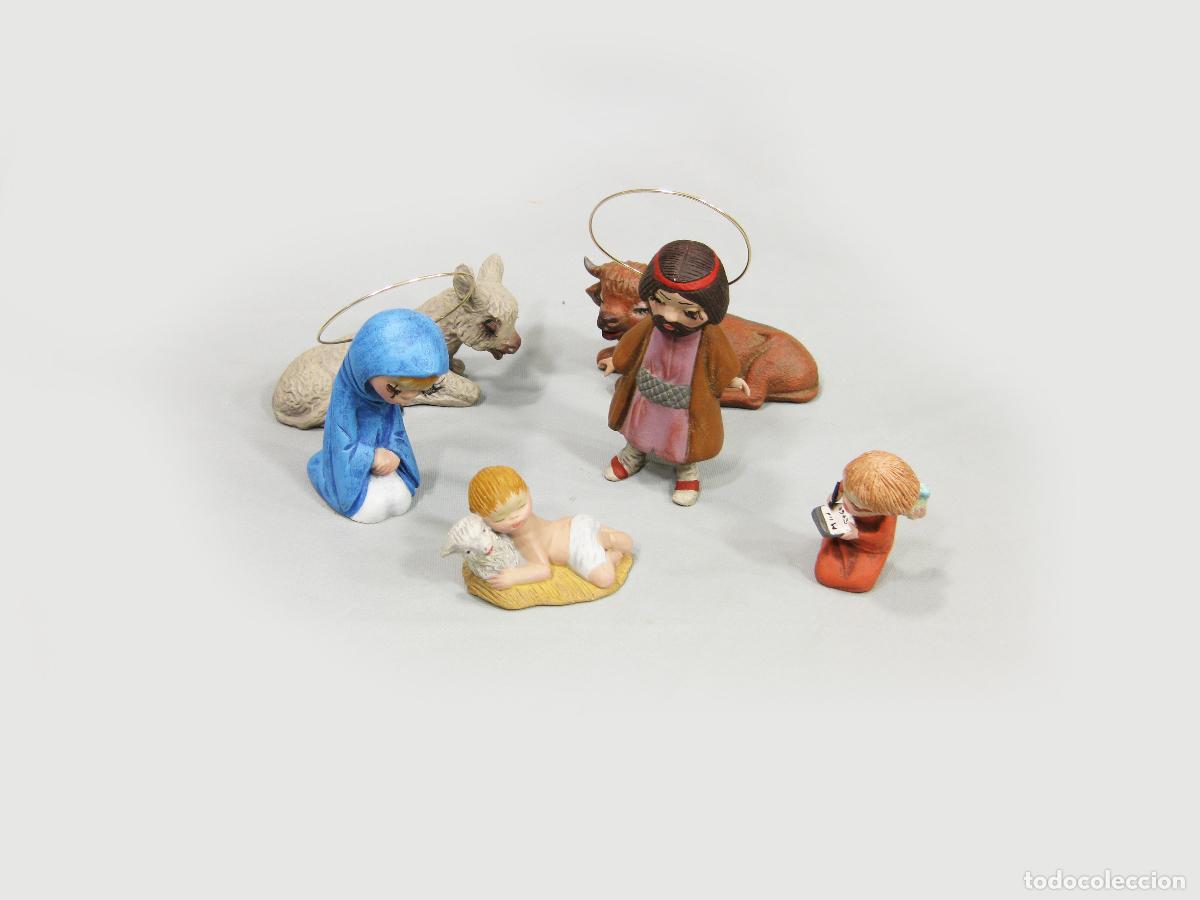 Figuras de Bel&eacute;n: MISTERIO FIGURAS DE BARRO DEL PORTAL DE BEL&Eacute;N PARA NACIMIENTO DE NAVIDAD. ARTESANIA MIRET. MURCIA