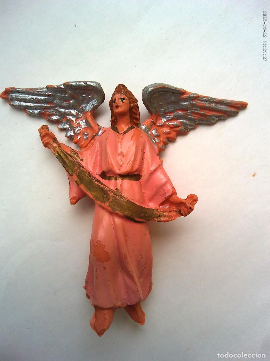 Figuras de Bel&eacute;n: ANTIGUA FIGURA DE PLASTICO DEL BELEN : ANGEL ANUNCIADOR
