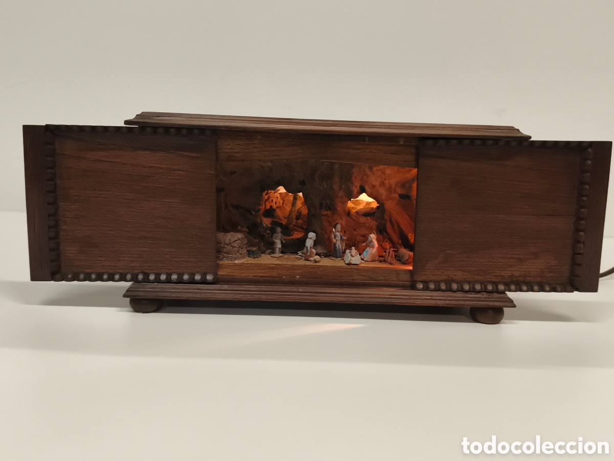 Figuras de Bel&eacute;n: Pesebre diorama Bel&eacute;n