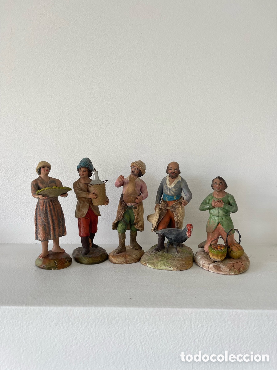 Figuras de Bel&eacute;n: Lote figuras Rada e Hijo