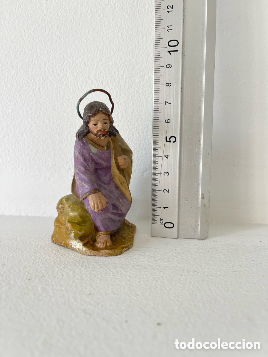 Figuras de Bel&eacute;n: Figura San Jos&eacute; barro terracota