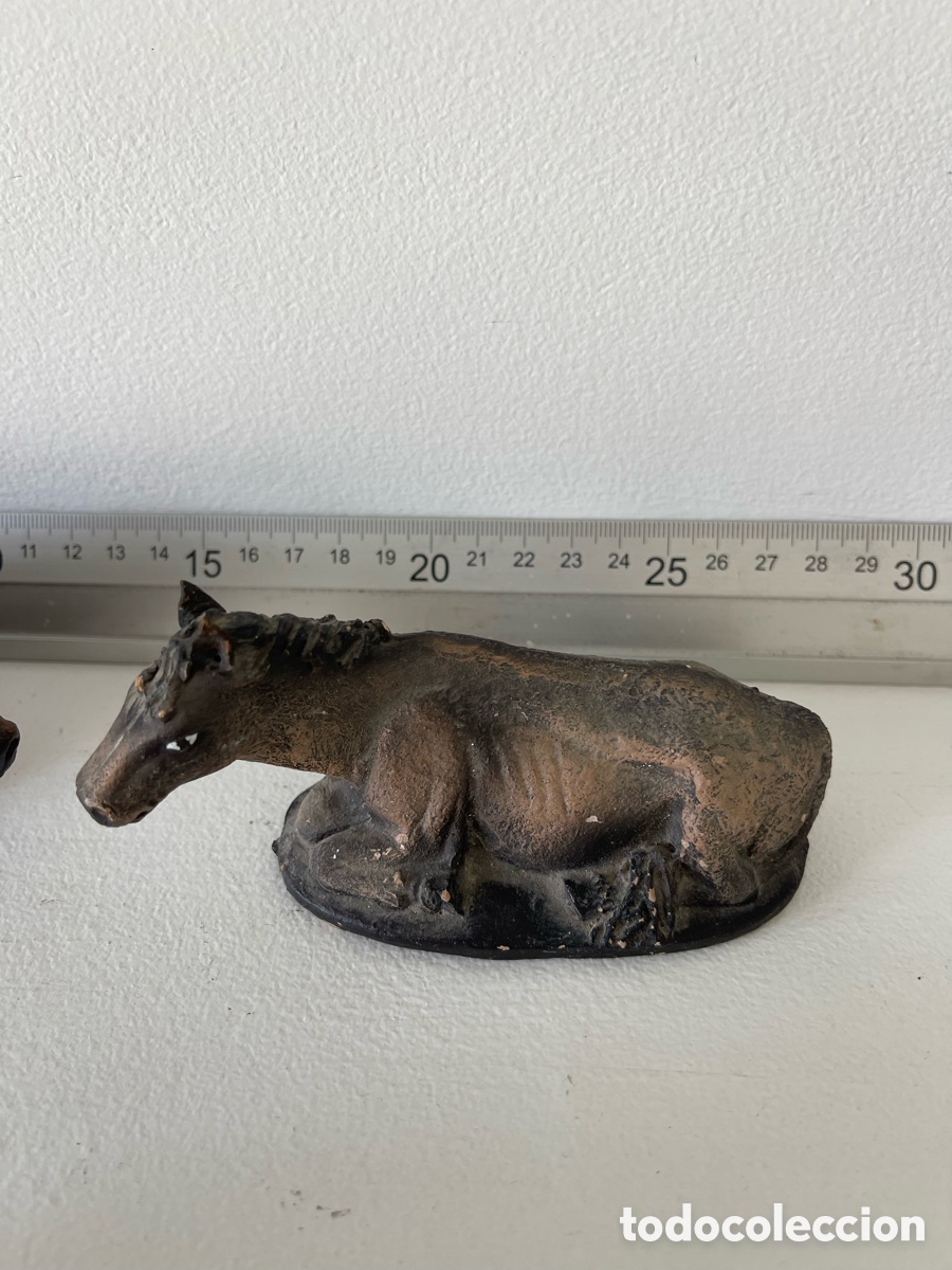 Figuras de Bel&eacute;n: Pareja de buey y mula - Foto 4