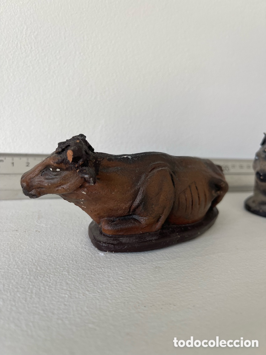 Figuras de Bel&eacute;n: Pareja de buey y mula - Foto 5