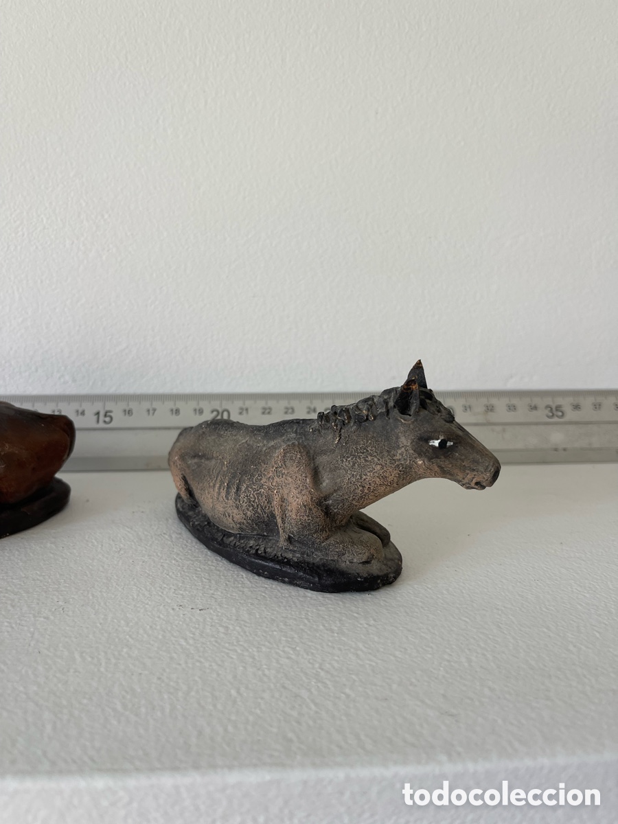 Figuras de Bel&eacute;n: Pareja de buey y mula - Foto 6